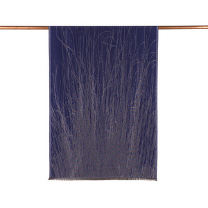 ipekevi - Sax Blue Lurex Silk Scarf (1)