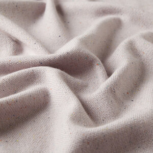 Silver Cashmere Wool Silk Dot Scarf - Thumbnail