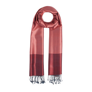 Silver Cooper Reversible Prime Silk Scarf - Thumbnail