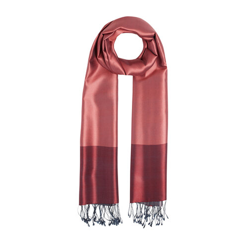 Silver Cooper Reversible Prime Silk Scarf