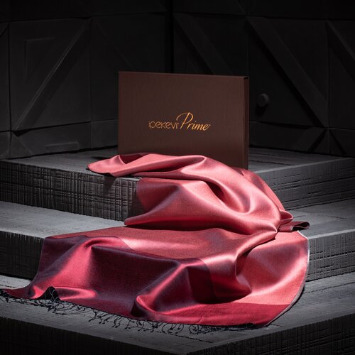 Silver Cooper Reversible Prime Silk Scarf