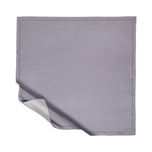 Silver Frame Silk Twill Scarf - Thumbnail