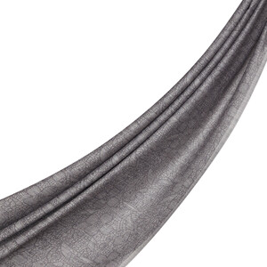 ipekevi - Silver Lace Vervain Print Scarf