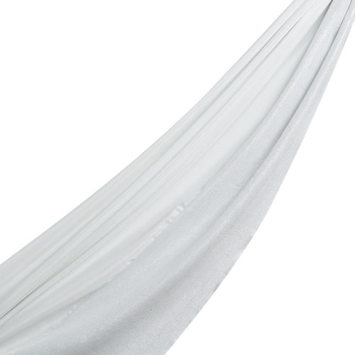 Silver Lurex Cotton Silk Scarf