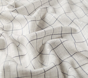 ipekevi - Silver Lurex Square Wool Silk Scarf (1)