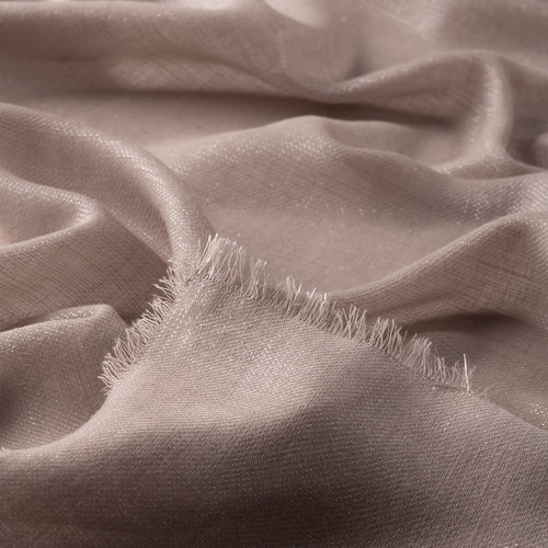Silver Lurex Wool Silk Scarf