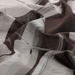 Silver Marble Flow Tencel Scarf - Thumbnail