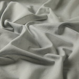 ipekevi - Silver Plain Cotton Scarf (1)