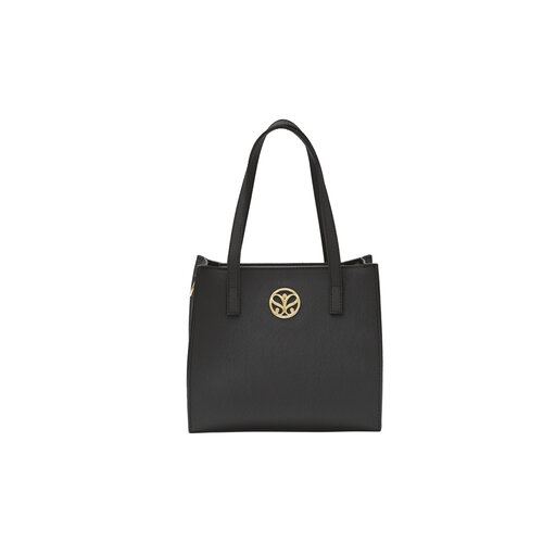 Siyah Askılı Mini Tote Çanta