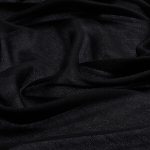 Siyah Düz Modal Şal - Thumbnail