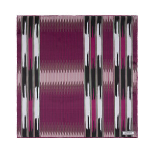 ipekevi - Siyah Erguvan Karadeniz Keşanı Saten İpek Mendil 