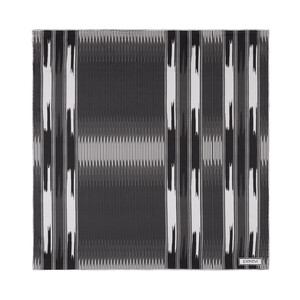 ipekevi - Siyah Füme Karadeniz Keşanı Saten İpek Mendil 