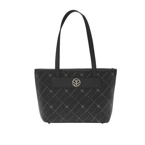 Siyah Monogram Tote Çanta