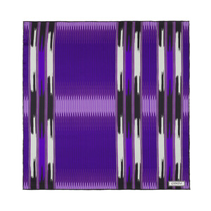 ipekevi - Siyah Mor Karadeniz Keşanı Saten İpek Mendil 