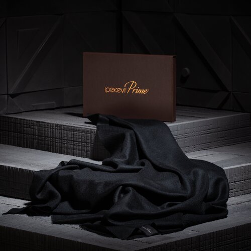 Siyah Prime Yün İpek Şal