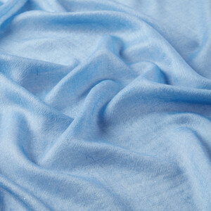 Sky Blue Cashmere Silk Prime Scarf - Thumbnail