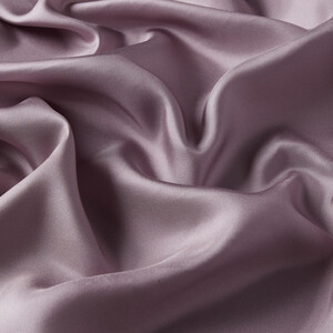 Soft Lilac Frame Silk Twill Scarf - Thumbnail