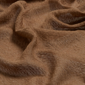 Soil Maze Print Cotton Scarf - Thumbnail