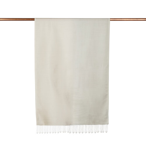 Stone Beige Gradient Silk Scarf