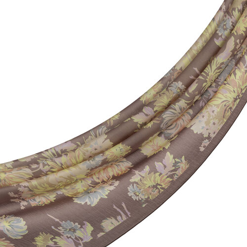 Stone Chrysanthemum Print Tencel Scarf