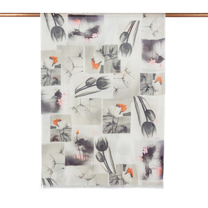 ipekevi - Stone Collage Print Scarf (1)