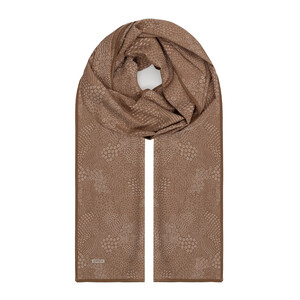 Stone Ethnic Harmony Print Cotton Scarf - Thumbnail