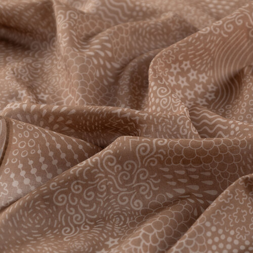 Stone Ethnic Harmony Print Cotton Scarf