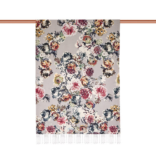 Stone Fleur Print Silk Scarf