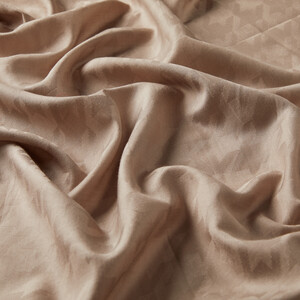 Stone Houndstooth Cotton Silk Scarf - Thumbnail
