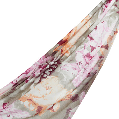 Stone Melancholy Print Modal Cotton Scarf