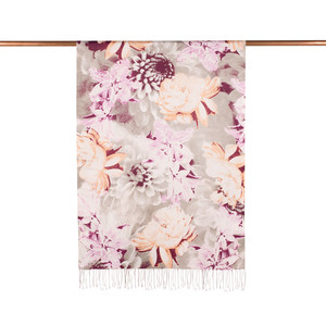 Stone Melancholy Print Silk Scarf - Thumbnail