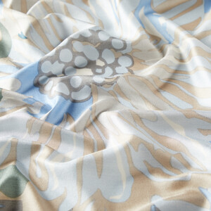 Stone Nihavent Print Silk Scarf - Thumbnail