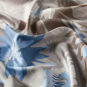 ipekevi - Stone Nihavent Print Silk Twill Scarf (1)