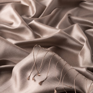 ipekevi - Stone Plain Silk Scarf (1)