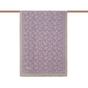 Stone Purple Mezopotamya Model 06 Print Tencel Scarf - Thumbnail