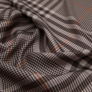 ipekevi - Stone Shepherd Plaid Silk Twill Scarf (1)