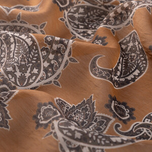 ipekevi - Stone Soil Mezopotamya Print Tencel Scarf (1)