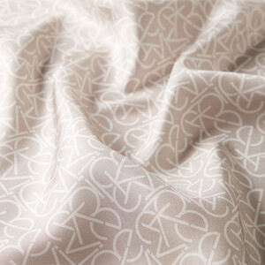 ipekevi - Stone Typo Monogram Silk Twill Scarf (1)