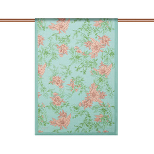ipekevi - Water Green Azalea Print Tencel Scarf (1)