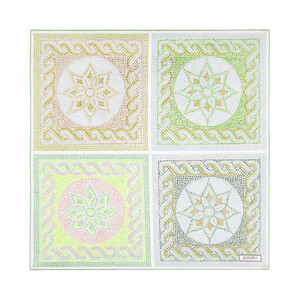 ipekevi - Su Yeşili Olimpos Saten İpek Mendil