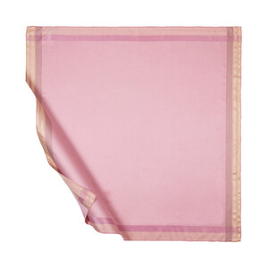 Sugar Pink Frame Silk Scarf - Thumbnail
