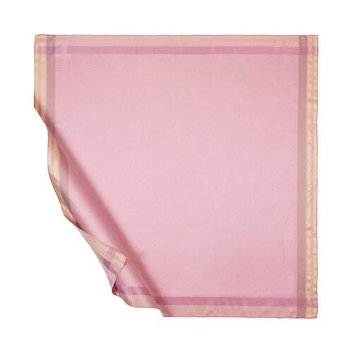 Sugar Pink Frame Silk Scarf