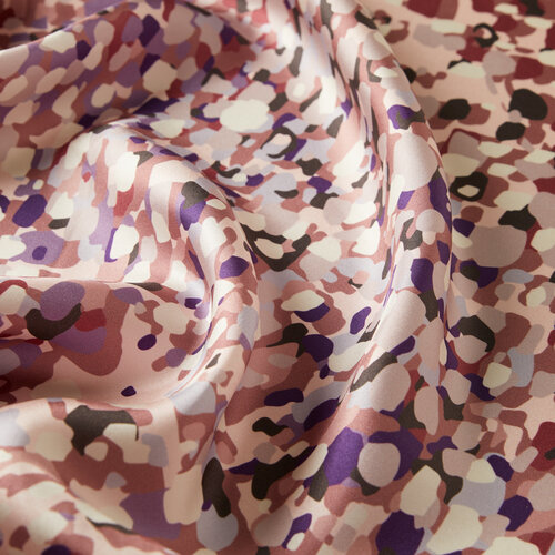 Sugar Pink Illusion Twill Silk Scarf