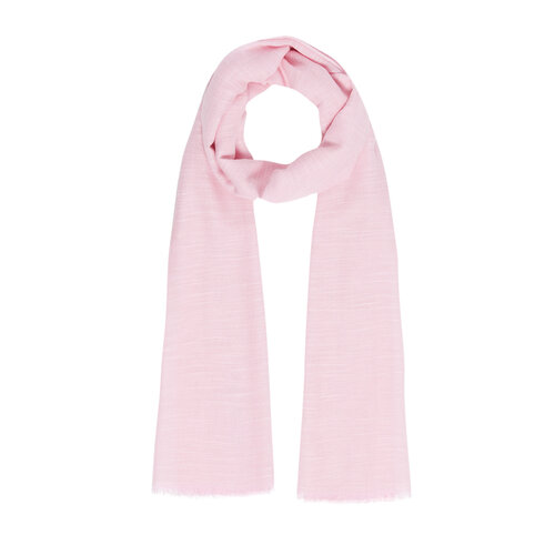 Sugar Pink Plain Cotton Silk Scarf
