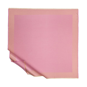 Sugar Pink Reversible Silk Scarf - Thumbnail