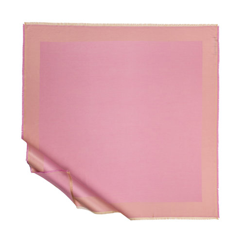 Sugar Pink Reversible Silk Scarf