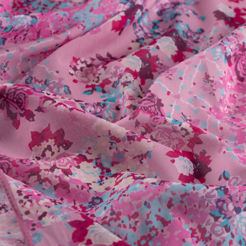 Sugar Pink Rich Rose Cotton Scarf