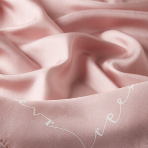 Sugar Pink Signature Silk Twill Scarf - Thumbnail