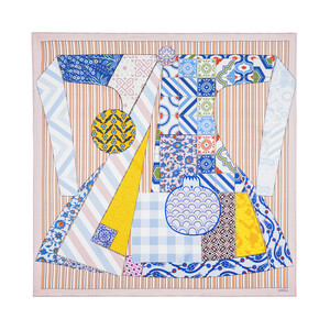 ipekevi - Sultan's Caftan Powder Pink Satin Silk Pocket Square