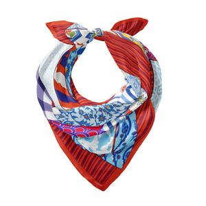 ipekevi - Sultan's Caftan Red Satin Silk Pocket Square (1)